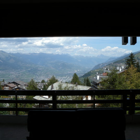 Vue balcon Nendaz