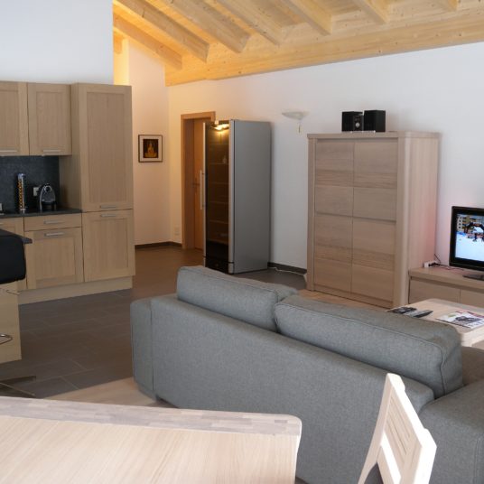 Séjour appartement Täsch